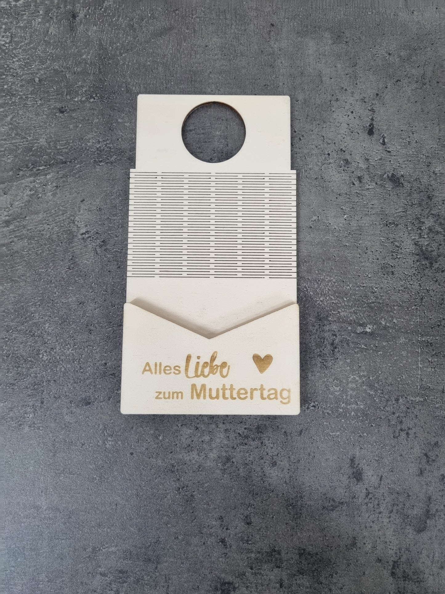 Flaschenanhänger "Alles liebe zum Muttertag"