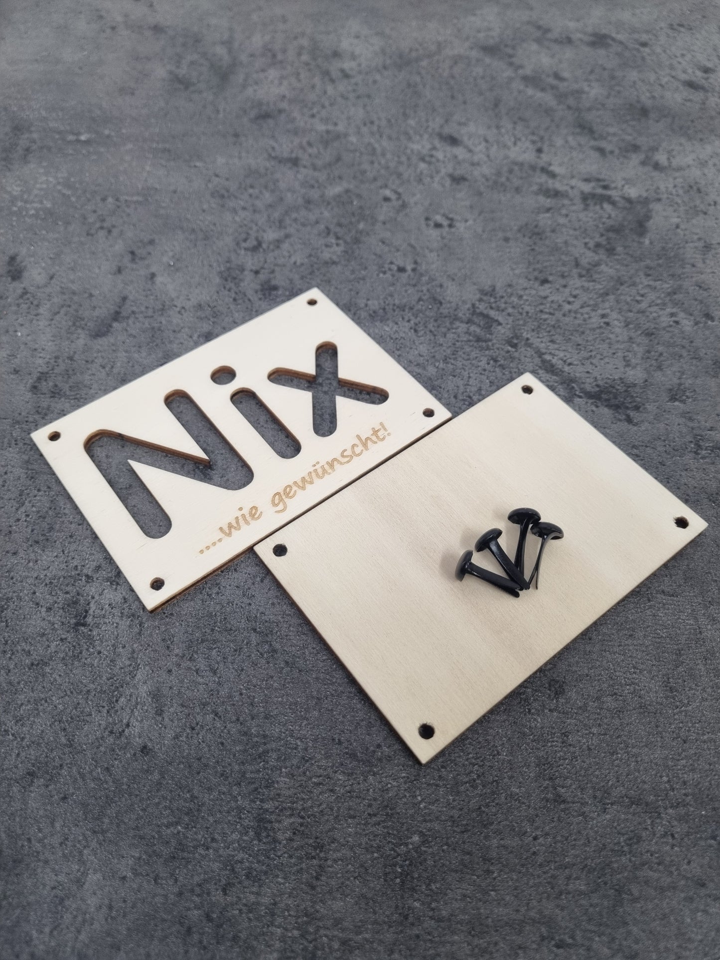 "Nix" ..... wie gewünscht! Geschenkverpackung für Geld oder Gutscheinkarten zu jedem Anlass