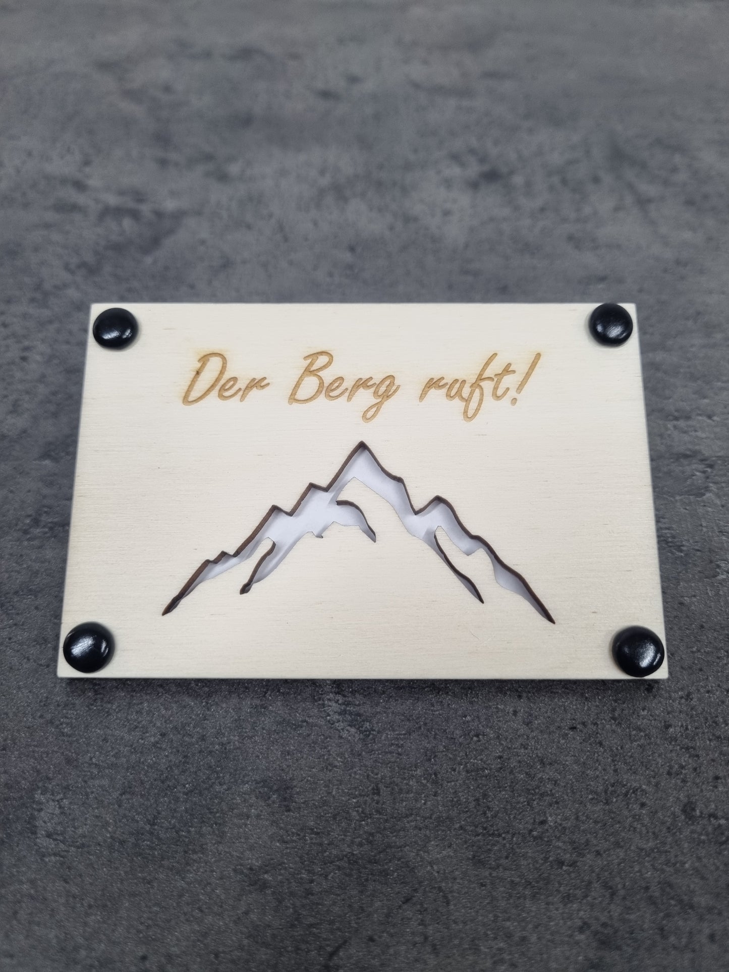 "Der Berg ruft!" Geschenkverpackung für Geld oder Gutscheinkarten zu jedem Anlass