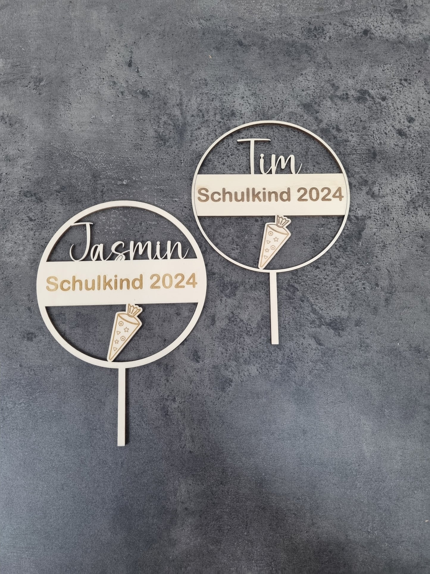Torten Deko / Cake Topper Schulkind