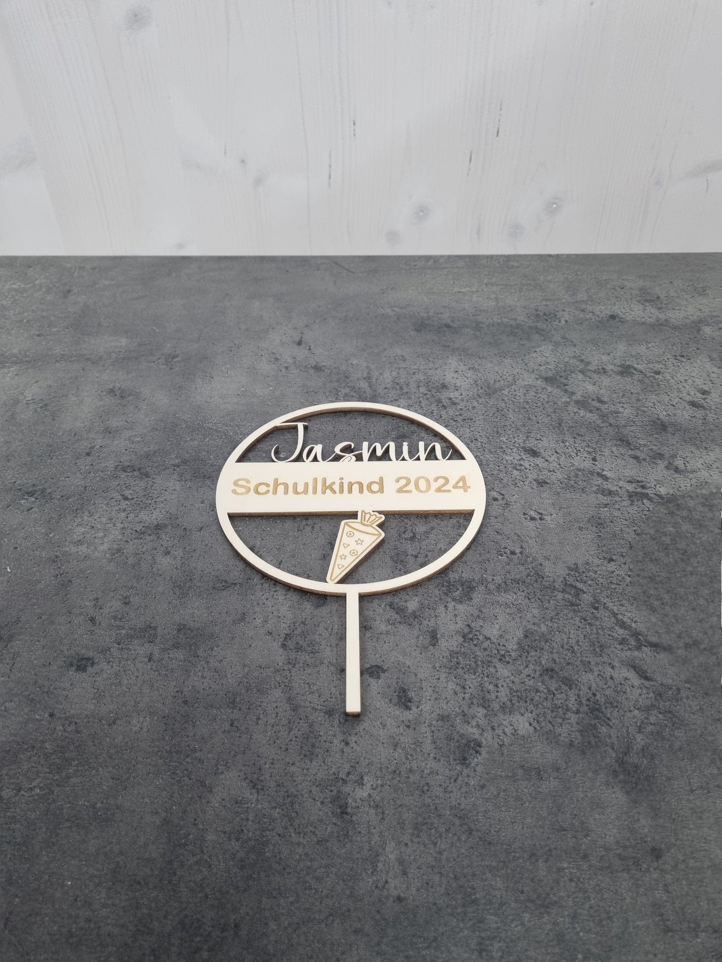 Torten Deko / Cake Topper Schulkind
