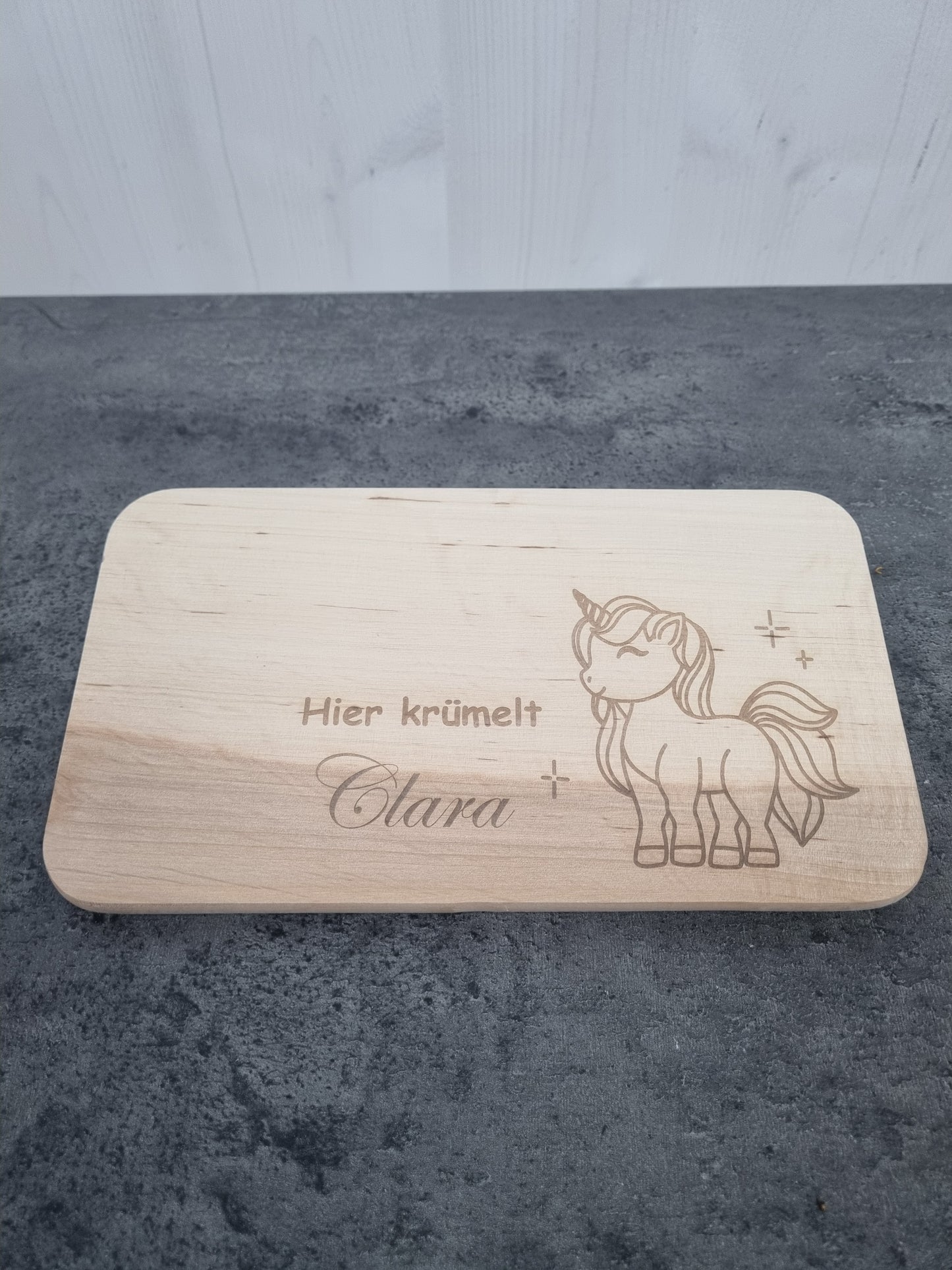 Frühstücksbrettchen Einhorn