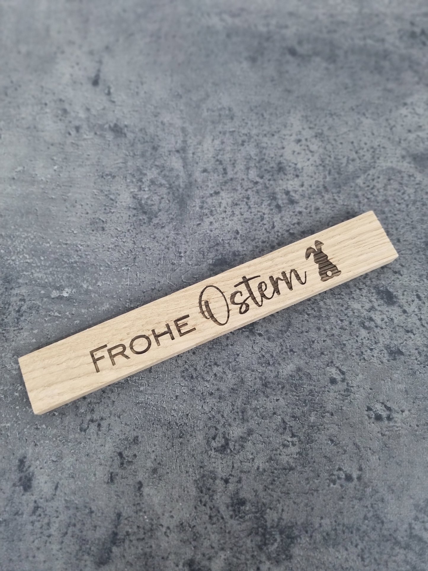 Frohe Ostern - Lasergravierte Holz-Sticks
