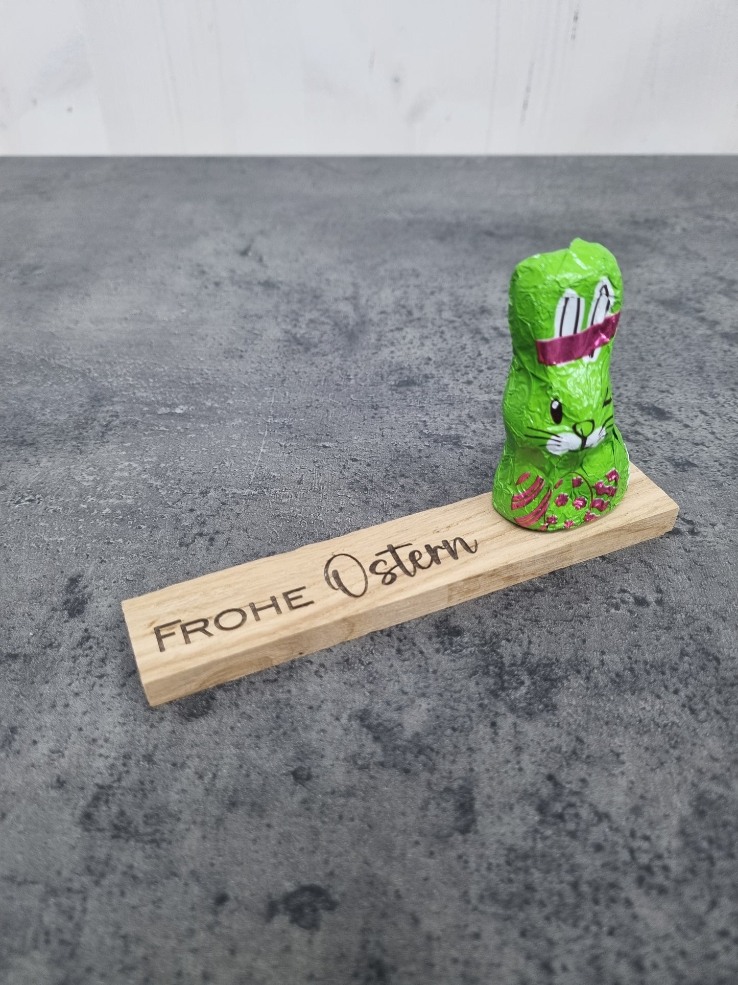 Frohe Ostern - Lasergravierte Holz-Sticks