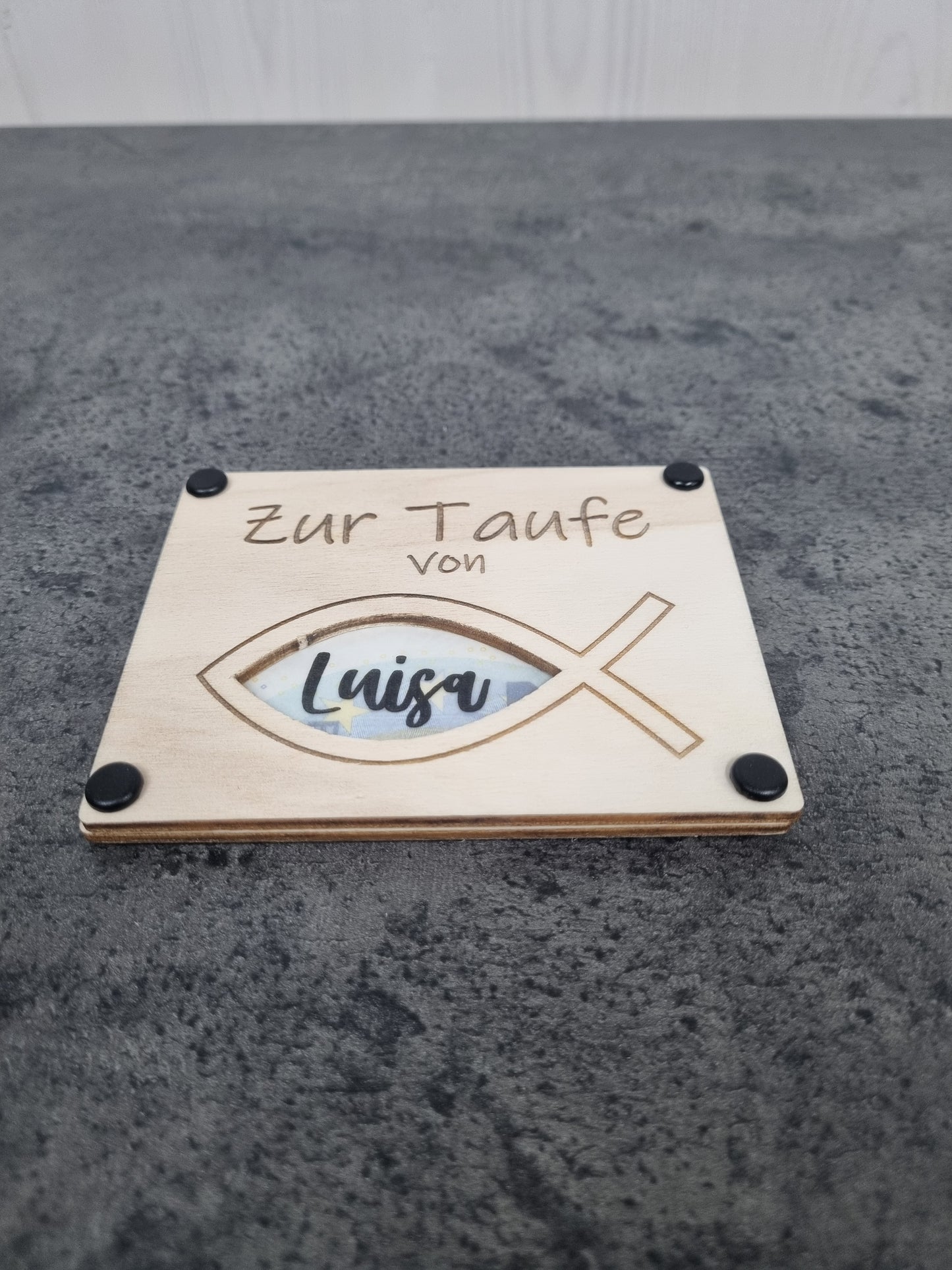 Personalisierte Geldgeschenkverpackung Konfirmation / Kommunion / Taufe