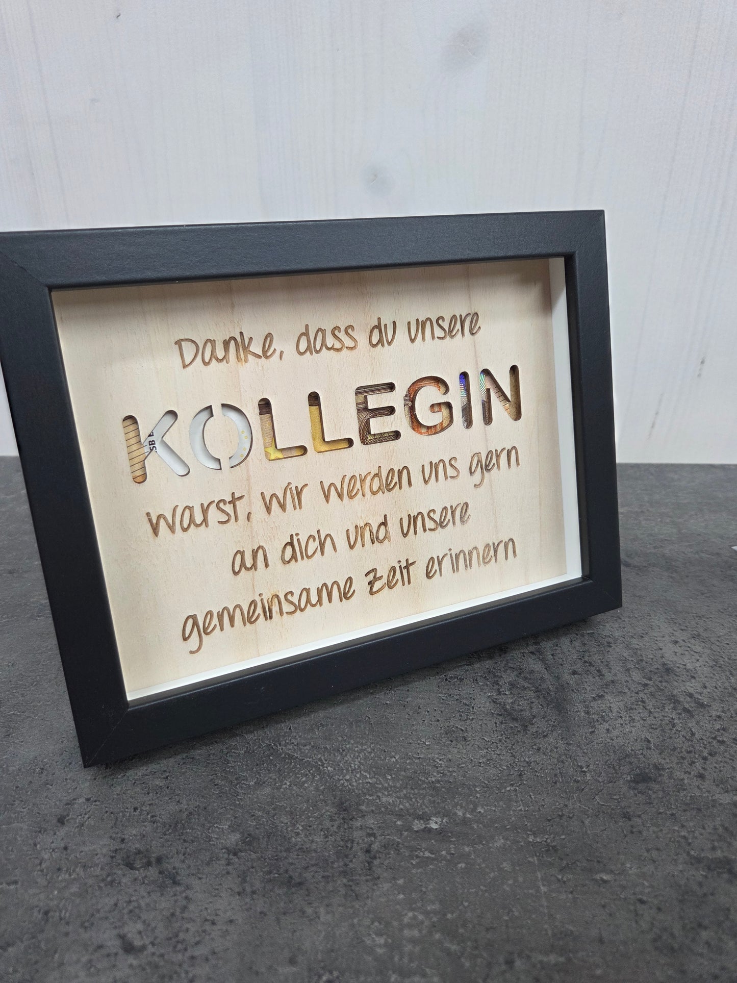 "Danke, dass du unsere"- Abschiedsgeschenk Arbeitskollege/in