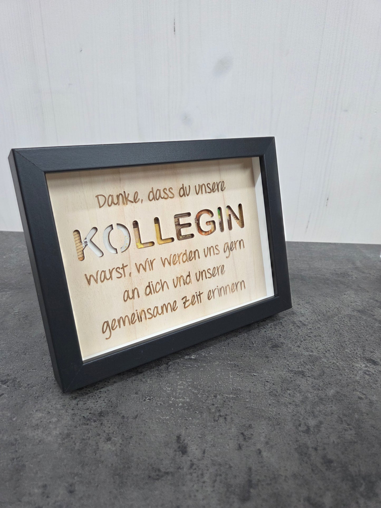 "Danke, dass du unsere"- Abschiedsgeschenk Arbeitskollege/in