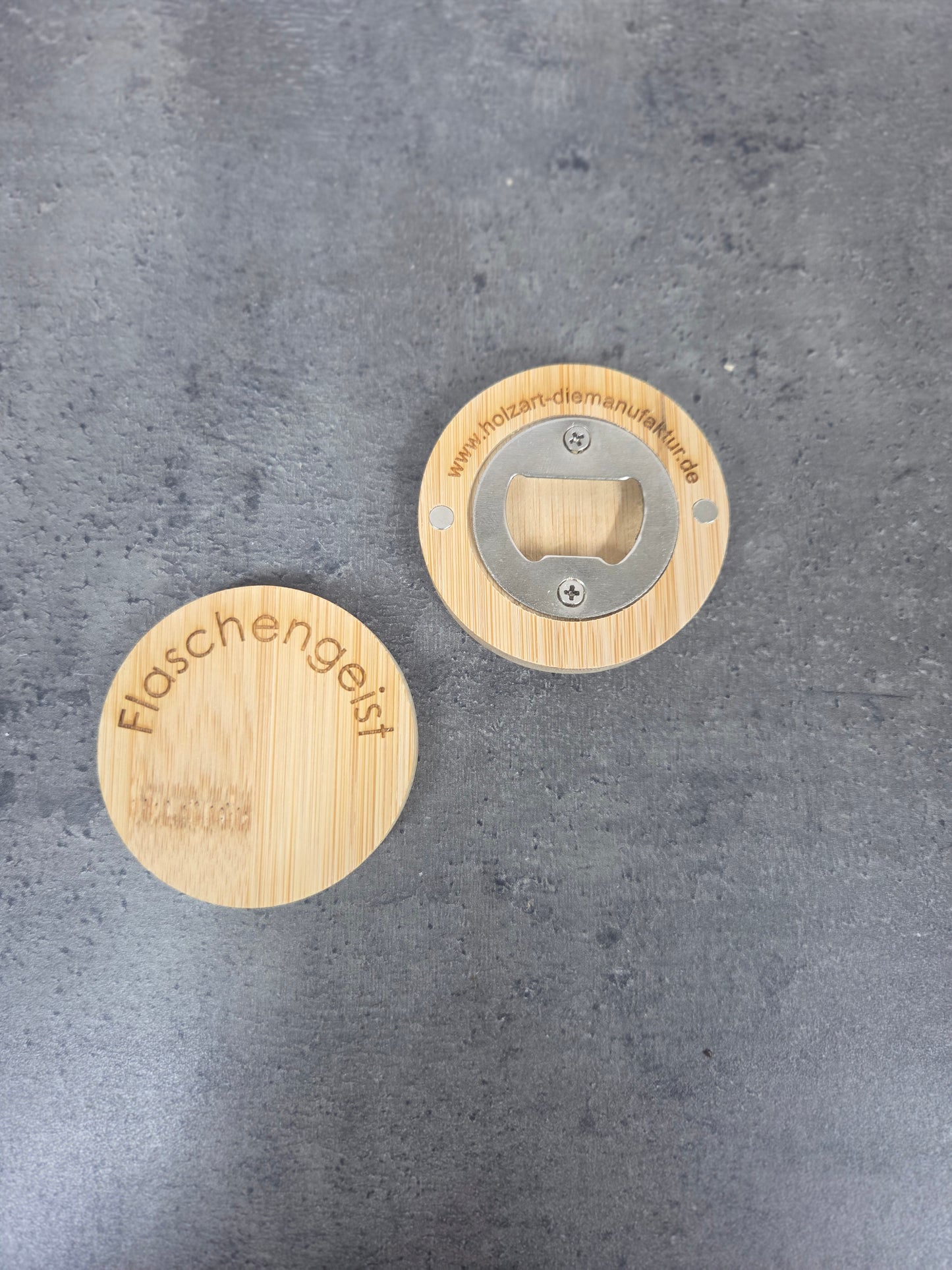 "Flaschengeist" - Flaschenöffner mir Magnet