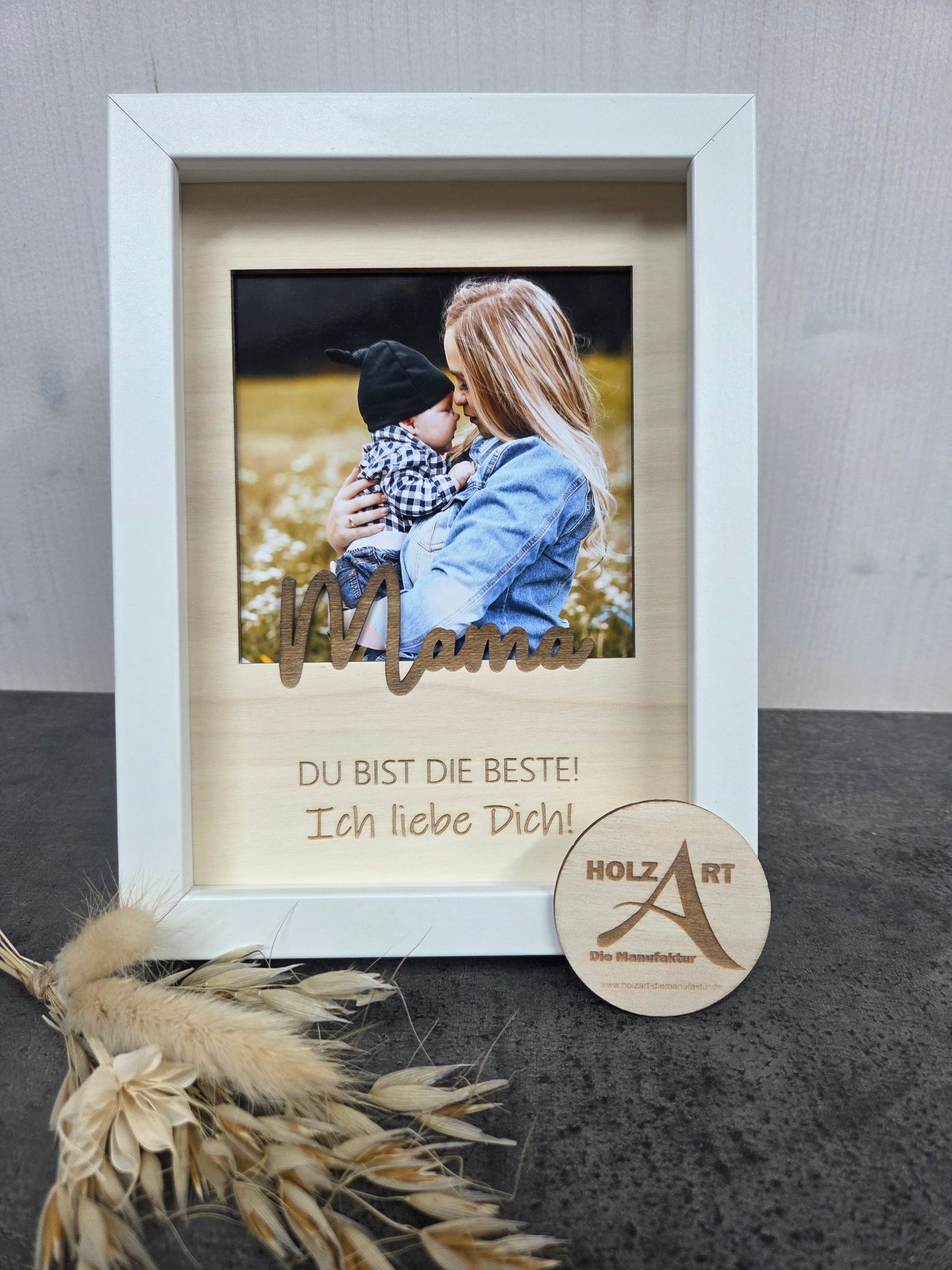 Personalisiertes Bilderrahmen-Geschenk: Die beste Oma, der beste Opa, Mama oder Papa