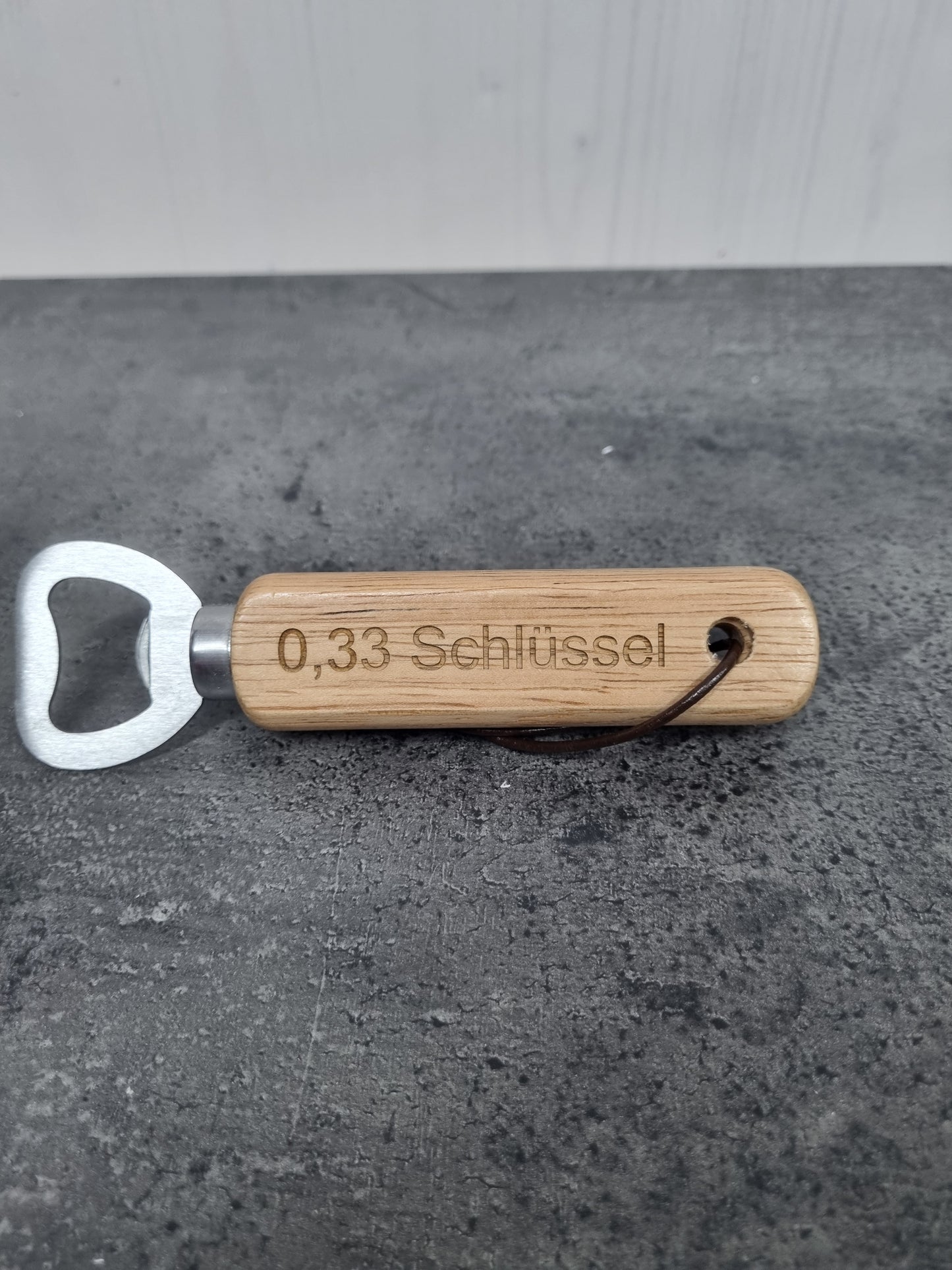 "0,33 Schlüssel" - Flaschenöffner