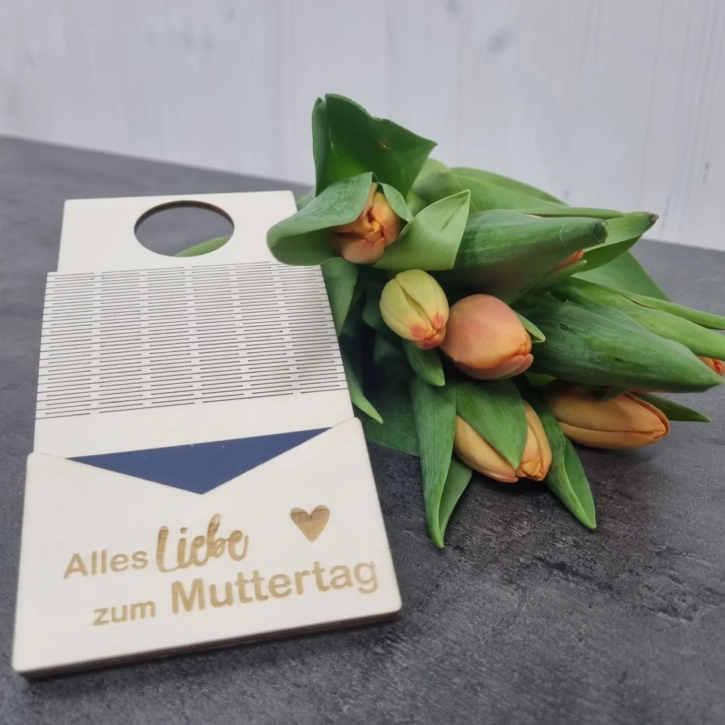 Flaschenanhänger "Alles liebe zum Muttertag"