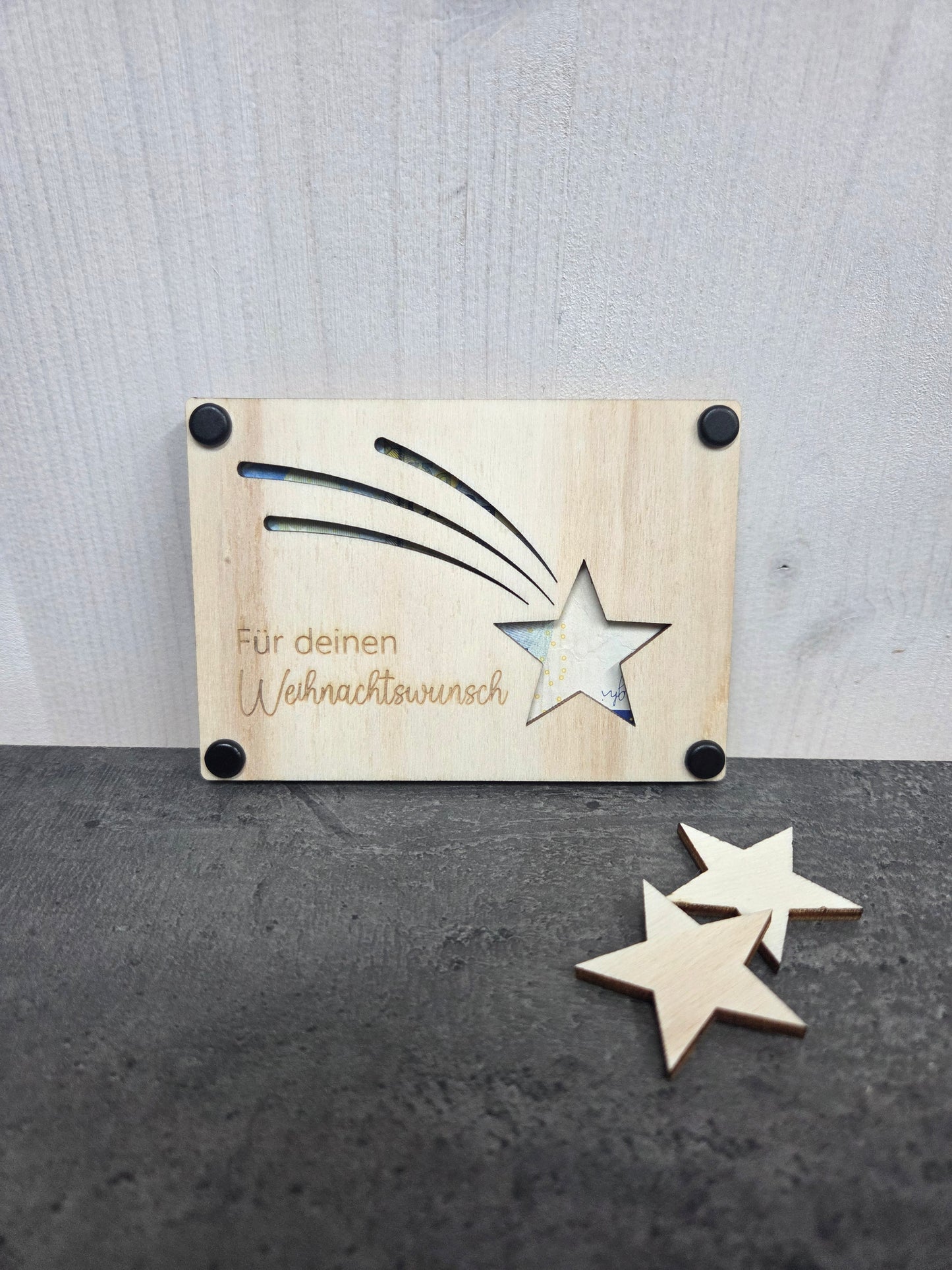 Geldgeschenkeverpackung " Für deinen Weihnachtswunsch"