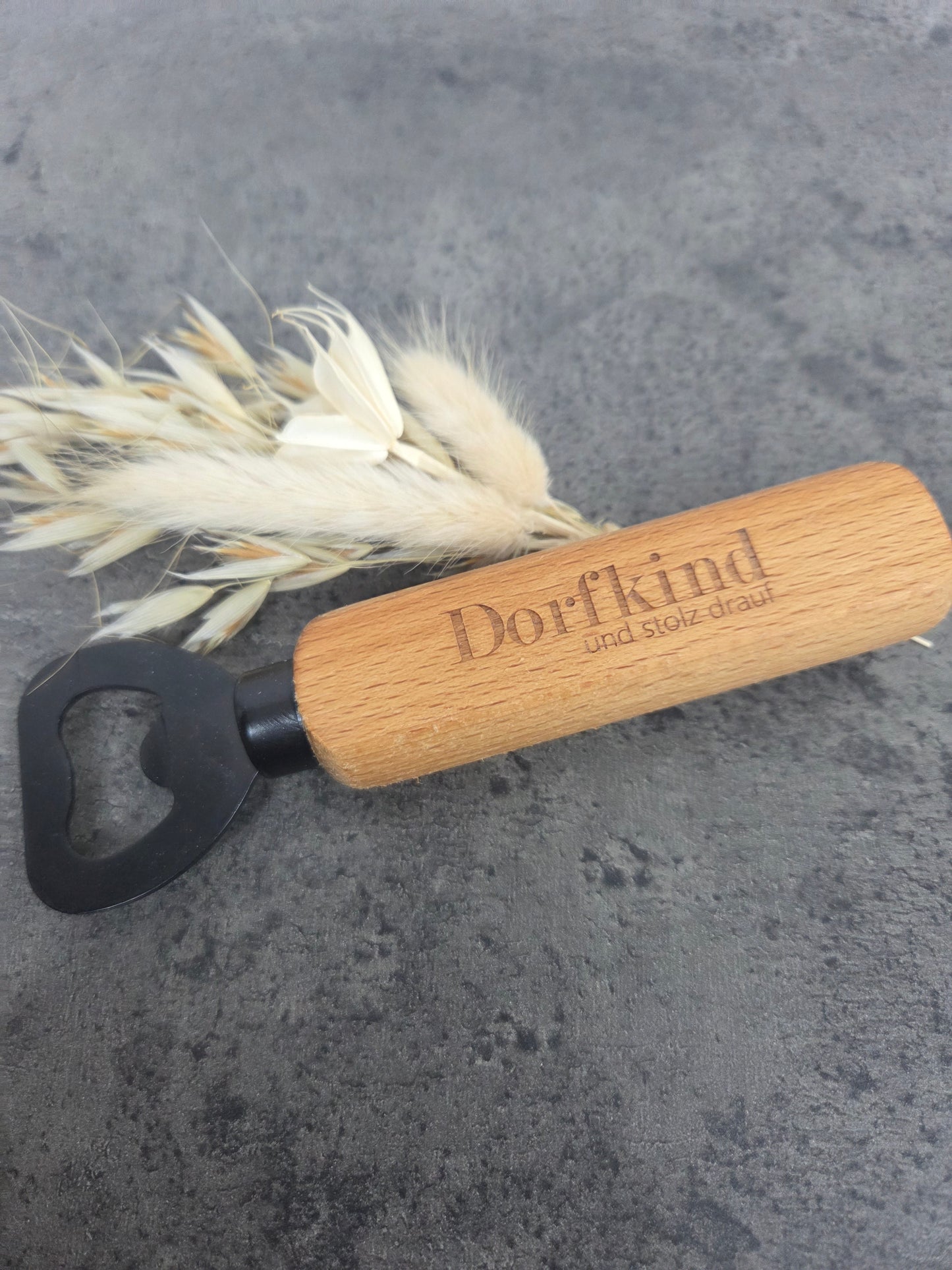 "Dorfkind und stolz drauf" Flaschenöffner