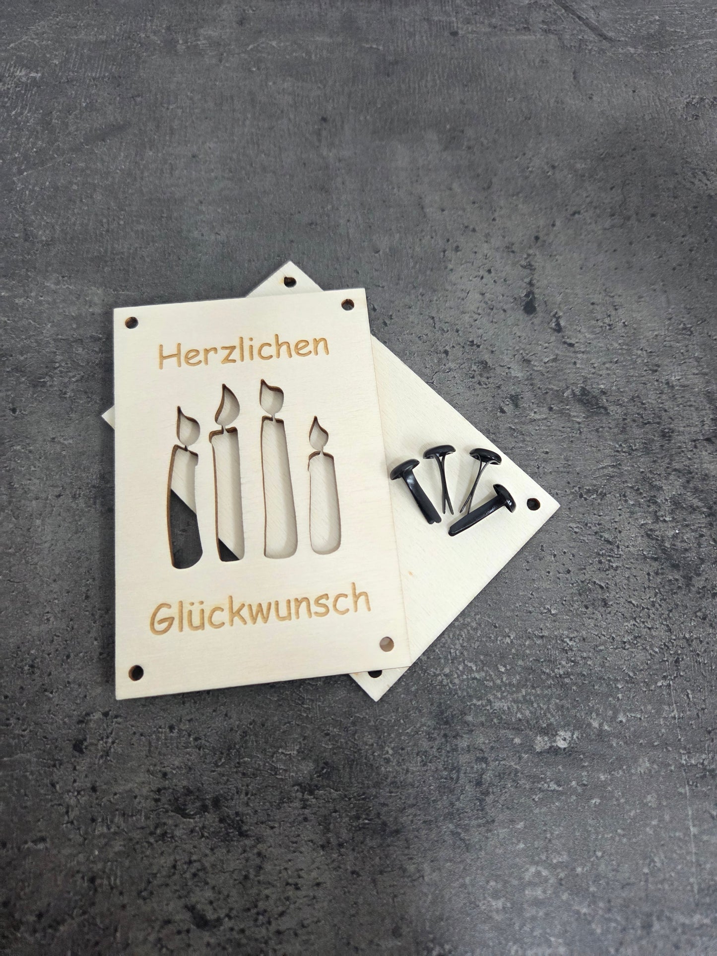 "Herzlichen Glückwunsch" Geschenkverpackung für Geld oder Gutscheinkarten zum Geburtstag