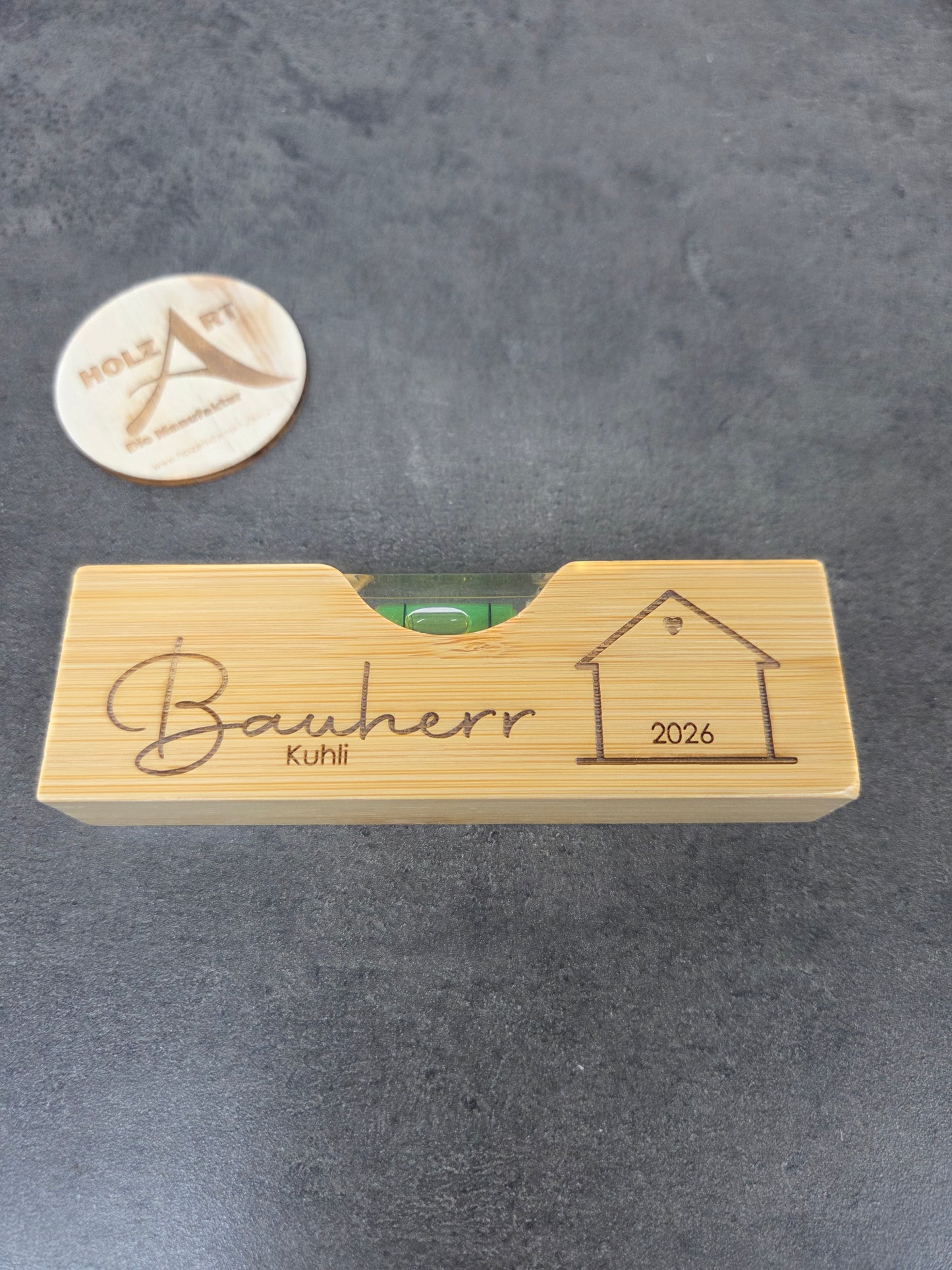Das perfekte Geschenk zum Richtfest, Hausbau & Einzug – personalisiert mit Wunschnamen & Jahr