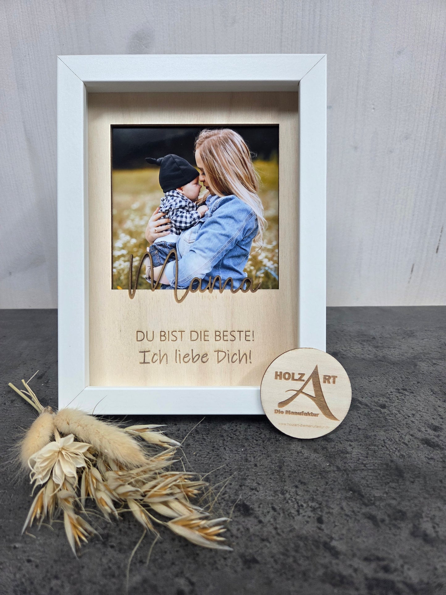 Personalisiertes Bilderrahmen-Geschenk: Die beste Oma, der beste Opa, Mama oder Papa