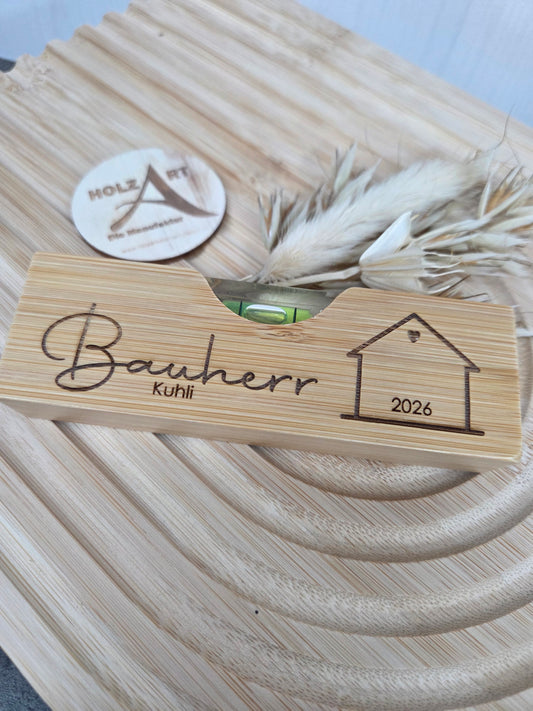 Das perfekte Geschenk zum Richtfest, Hausbau & Einzug – personalisiert mit Wunschnamen & Jahr